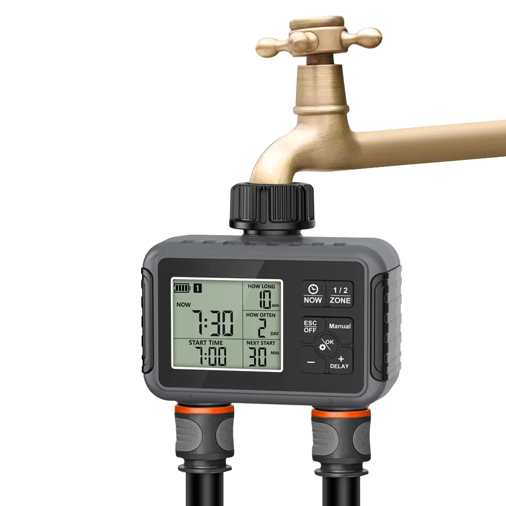 

2 Outlet Gardening and Irrigation Systems Watering Automatic Intelligent Garde Automatic Wateri