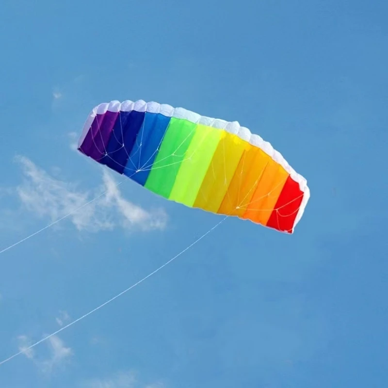 270 cm Dual-Linie, große Parafoil-Drachen, Albatros-Stunt-Drachen, aufblasbarer Drachen, riesige Spiele im Freien, Fiying, Power-Drachen, Sport-Freizeit
