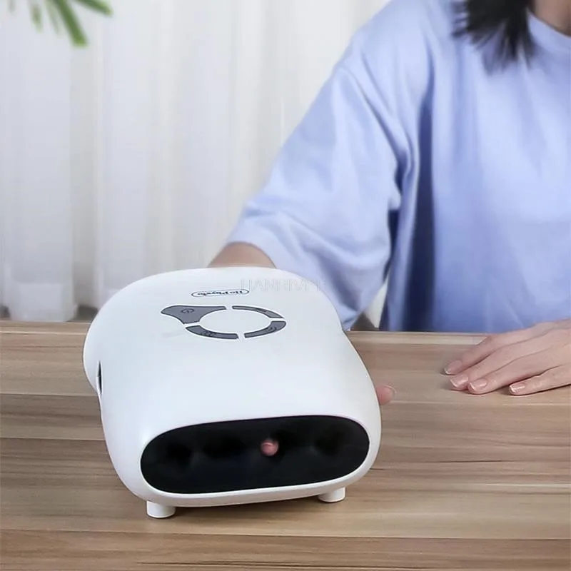 Rechargeable one-button open electric airbag heating hand massager finger massager airbag acupressure kneading Meishoubao
