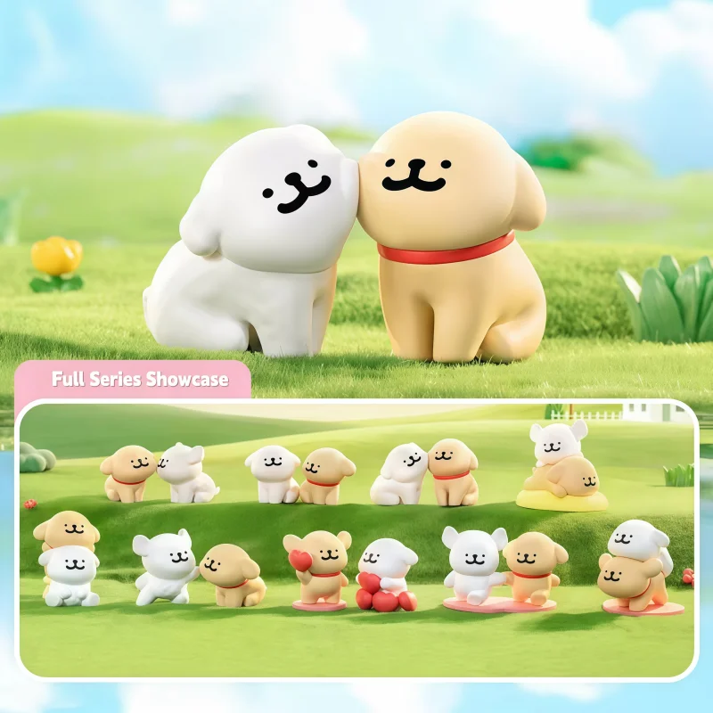 

Maltese Happy Snuggling Series Blind Box Cute Mini Figures Desk Car Decor Collectible Ornament Toy Funism Gift