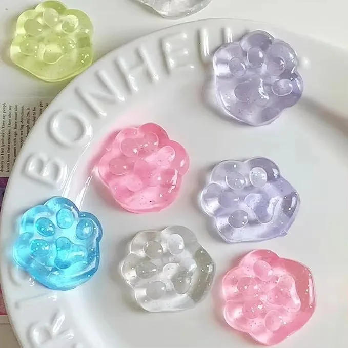 Juguetes para apretar de 4 tamaños, cubitos de hielo para aliviar el estrés, juguetes sensoriales blandos para la ansiedad, recuerdos de fiesta para niños y adultos