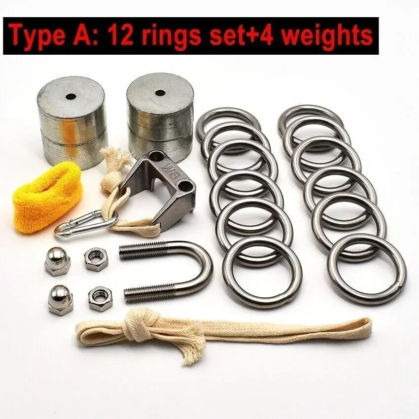 Physical Weight Metal Ring Penis Extender Enlarger Enhancer Erection Lasting Physical Training Device Male Masturbation Device