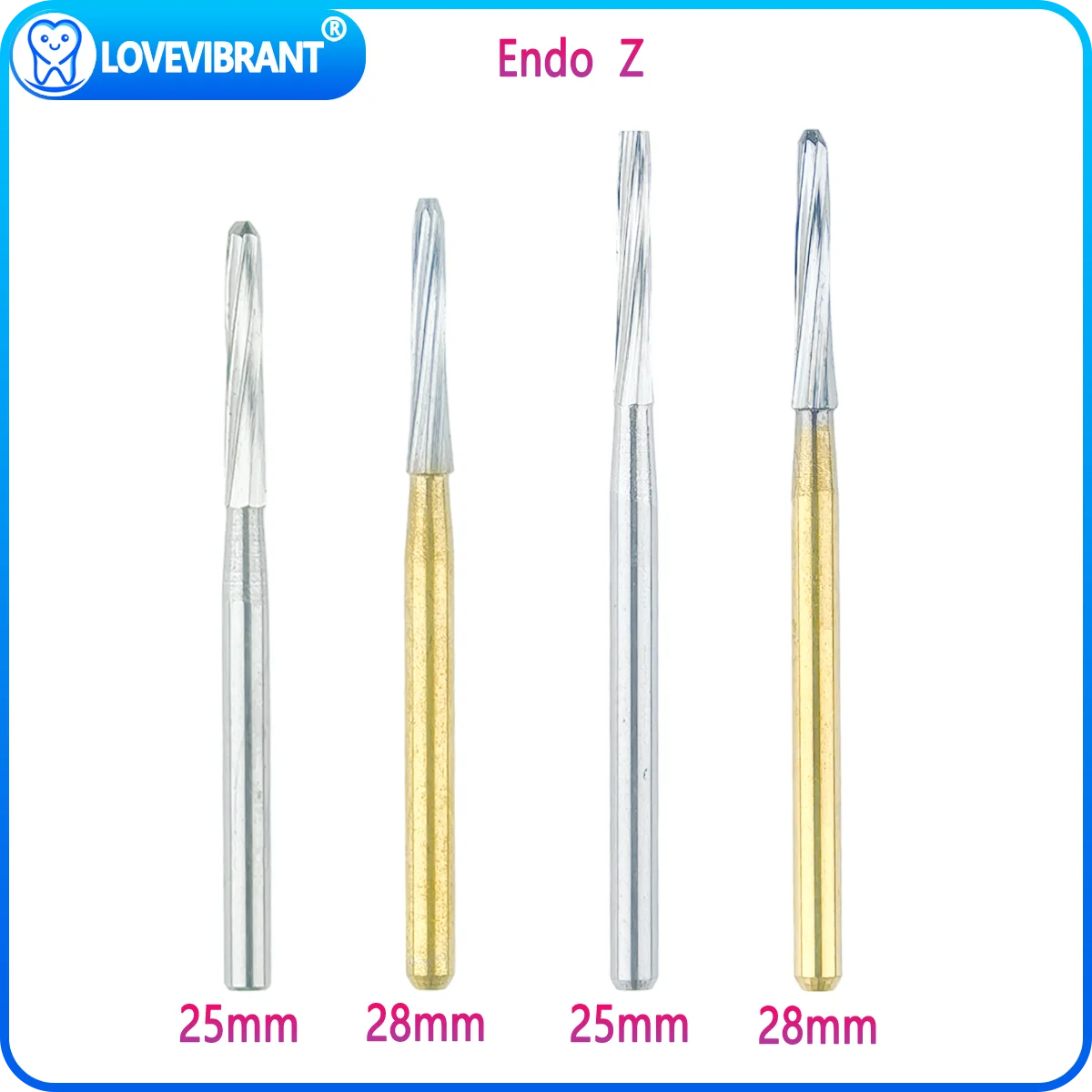 

Dental Tungsten Carbide Burs Endo Z Polishing Surgical Bone Cutters Bit FG Dia 1.6mm For High Speed Handpiece 5 to 6 Pcs/Box