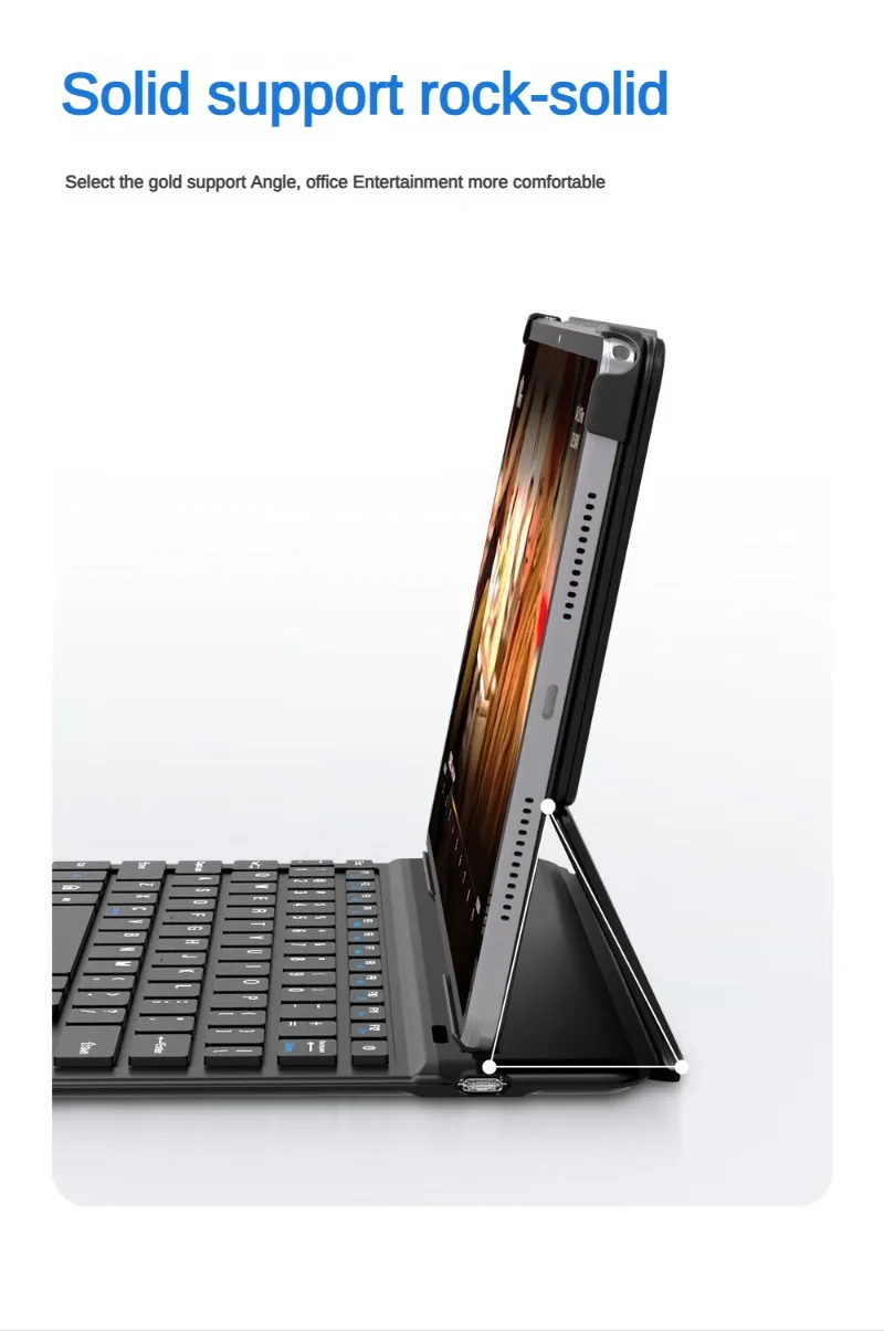 

Интеллектуальная магнитная клавиатура Coostart совместима с защитным чехлом для 11-дюймовой клавиатуры Lenovo Xiaoxin Pad 2024/Zhaoyang K10.