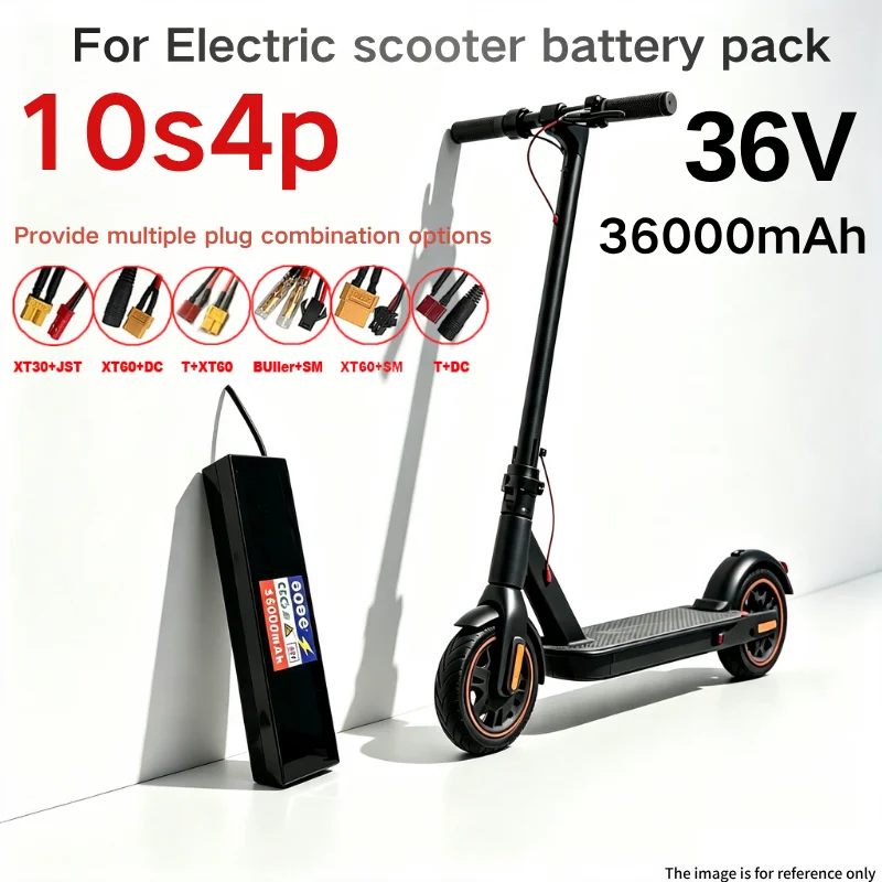 10S4P 36V 36000mAh  High Power 18650 Rechargeable Lithium Battery Pack For Power Modified Bicycle Electric Scooter Vehicle