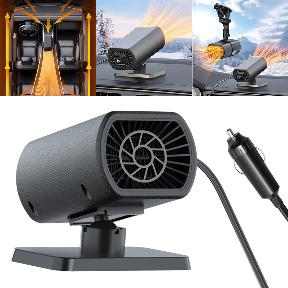 Electric Heater Portable Car Heater For Defrosting For Cold Weather Fast Heating Car Accessory 12v Heater Long-Lasting Use