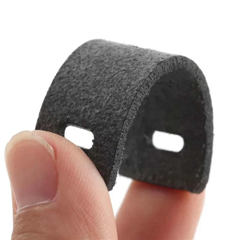 58mm 5Pcs Microfiber Leather Catapult Pouches Hunting Rubber Band Shooting Bow Estilingue Slingshots Pouch With Square Holes New view 5