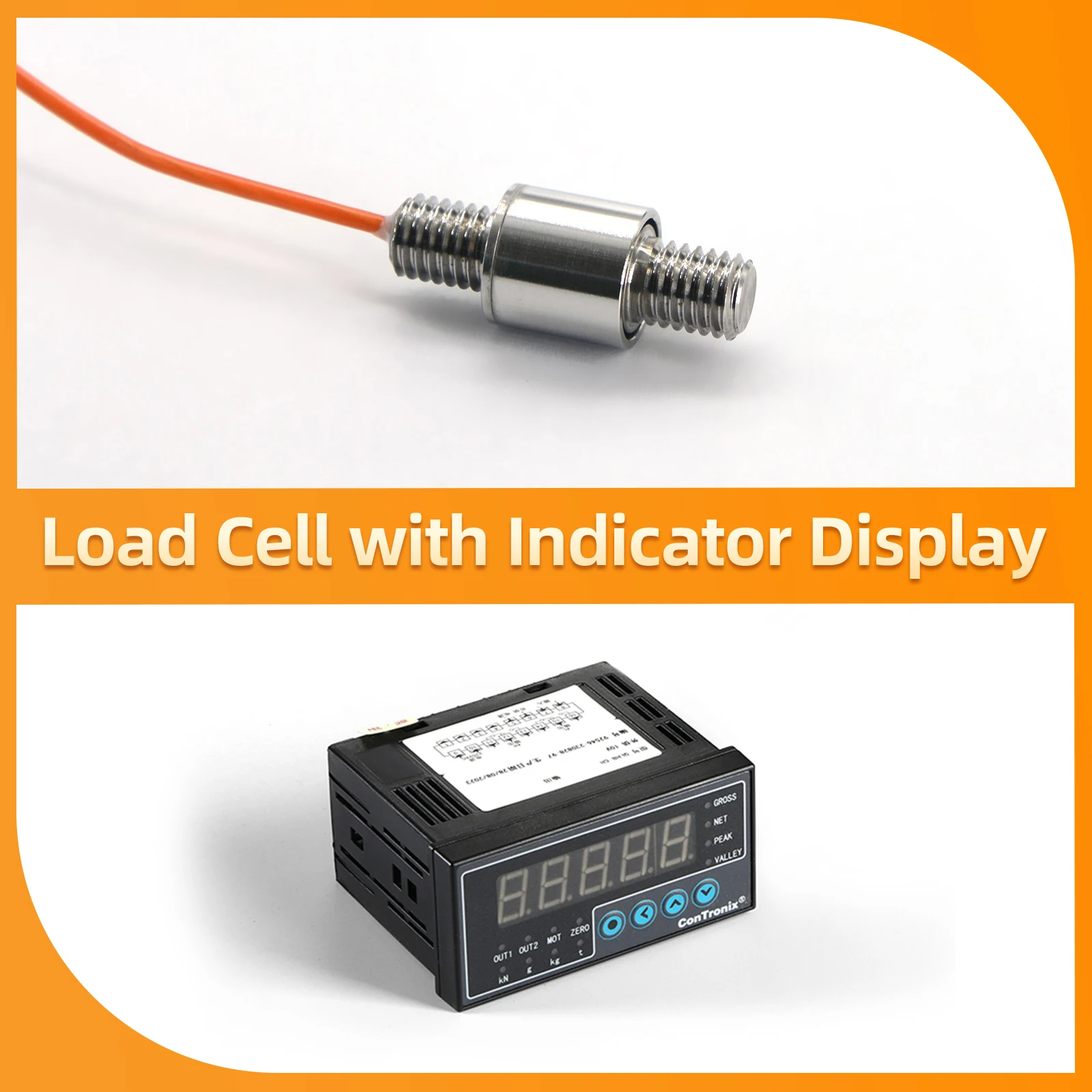 

Mini Load Cell Sensor with Indicator display Weighing Compression Load Cell Sensor 10KG 20KG 30KG 50KG 100KG 200KG 300KG 500KG