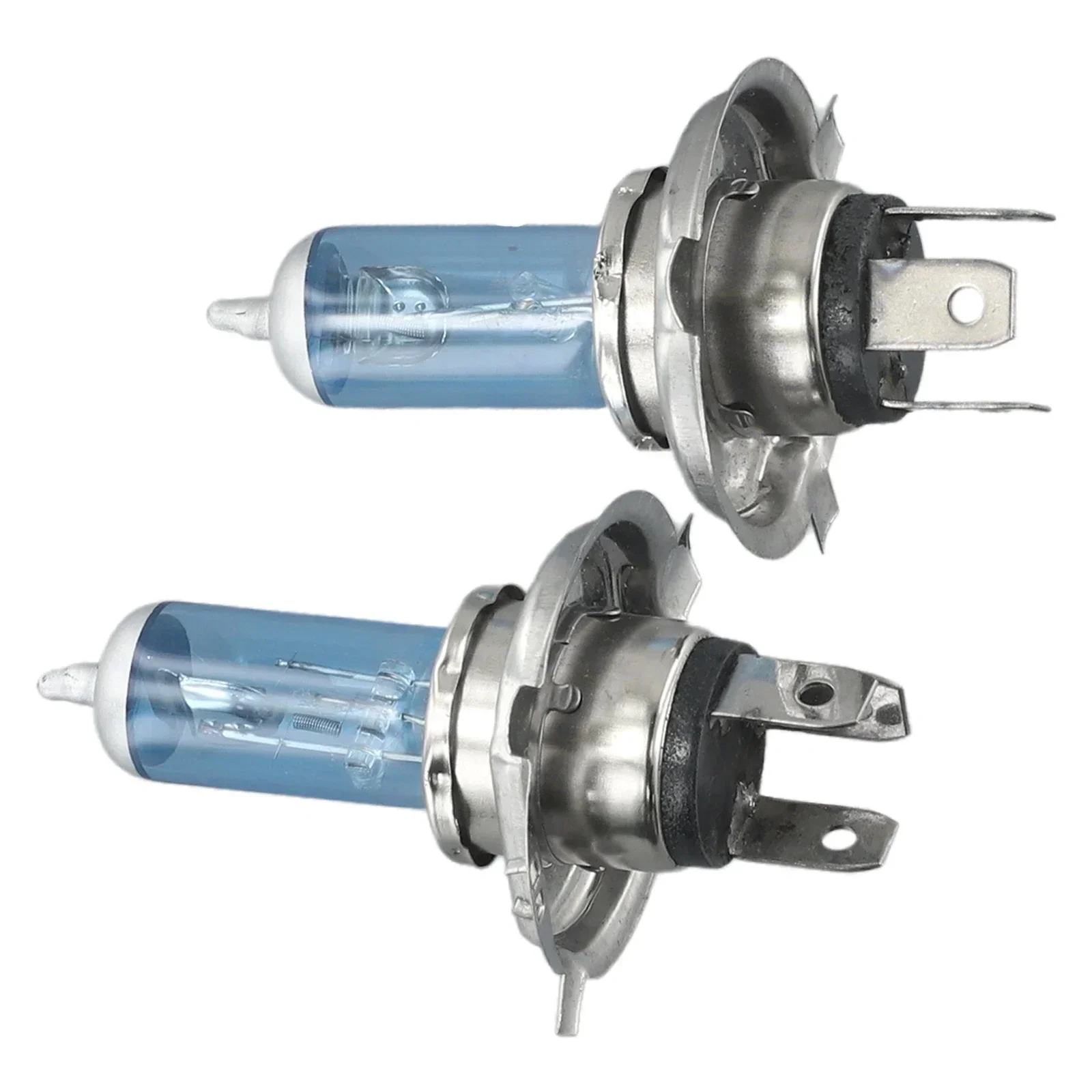 2pcs Car H4 Light DC 12V HB2 9003 Warm White12V 55W 6000K Bright Light Halogen Headlight Bulb Glass Tube Car Accessories