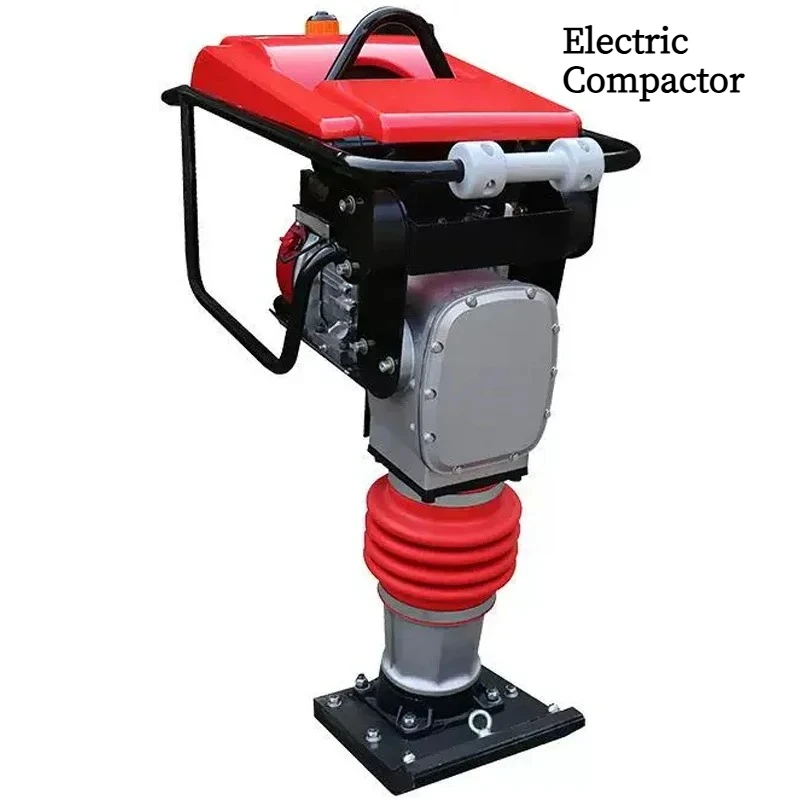 Electric compactor, impact compactor, three-phase household foundation compactor, road compactor 380V(Customized)