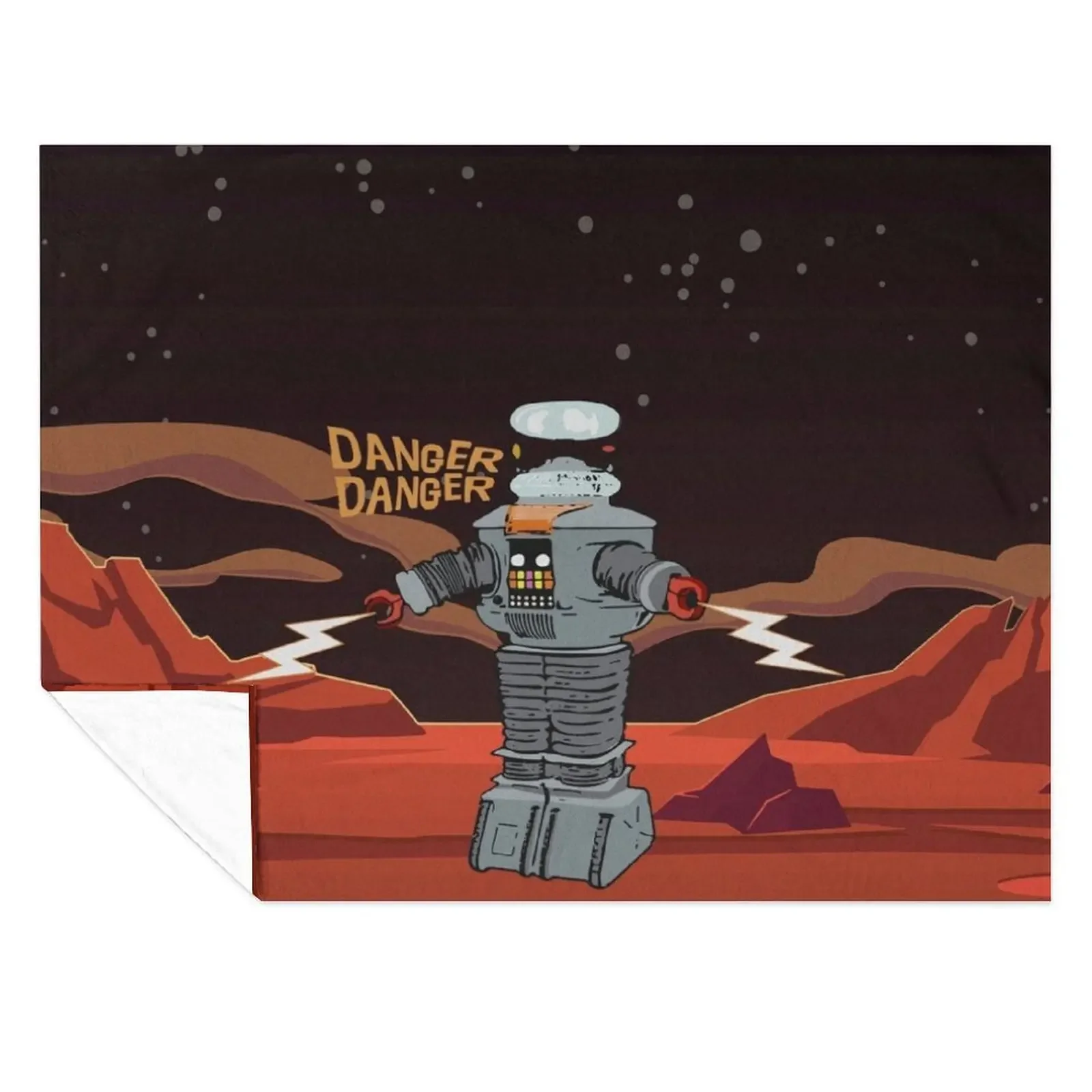 

B9 Robot - Lost In Space Throw Blanket Decoratives Sofa Beautifuls Cute Plaid Blankets