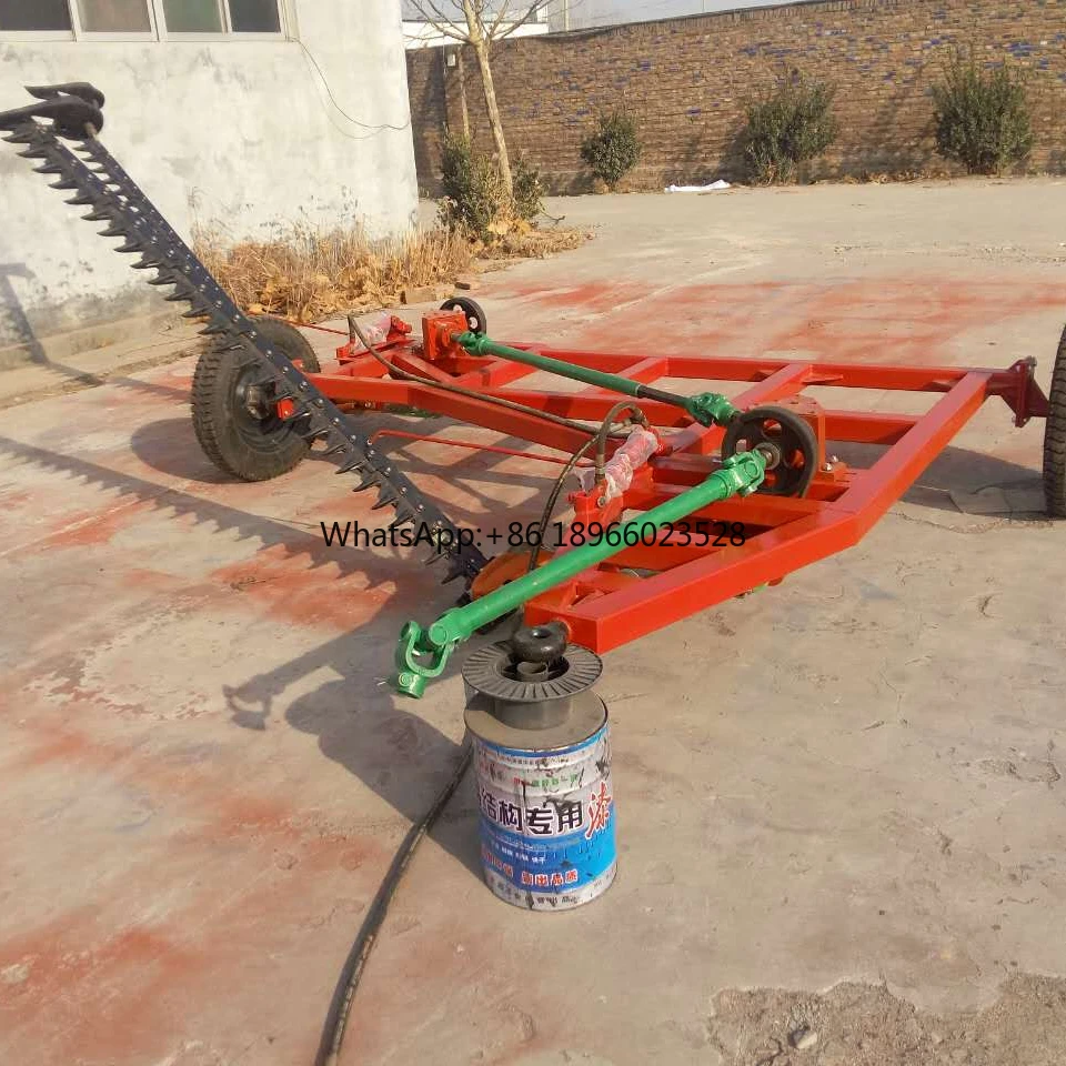 Double blade reciprocating lawn mower  for tractor