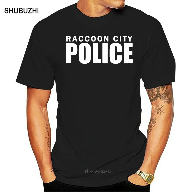 Raccoon City Polices T Shirt Fit Designing Basic Novelty Normal S-XXXXXL Tee Shirt Spring Autumn Shirt