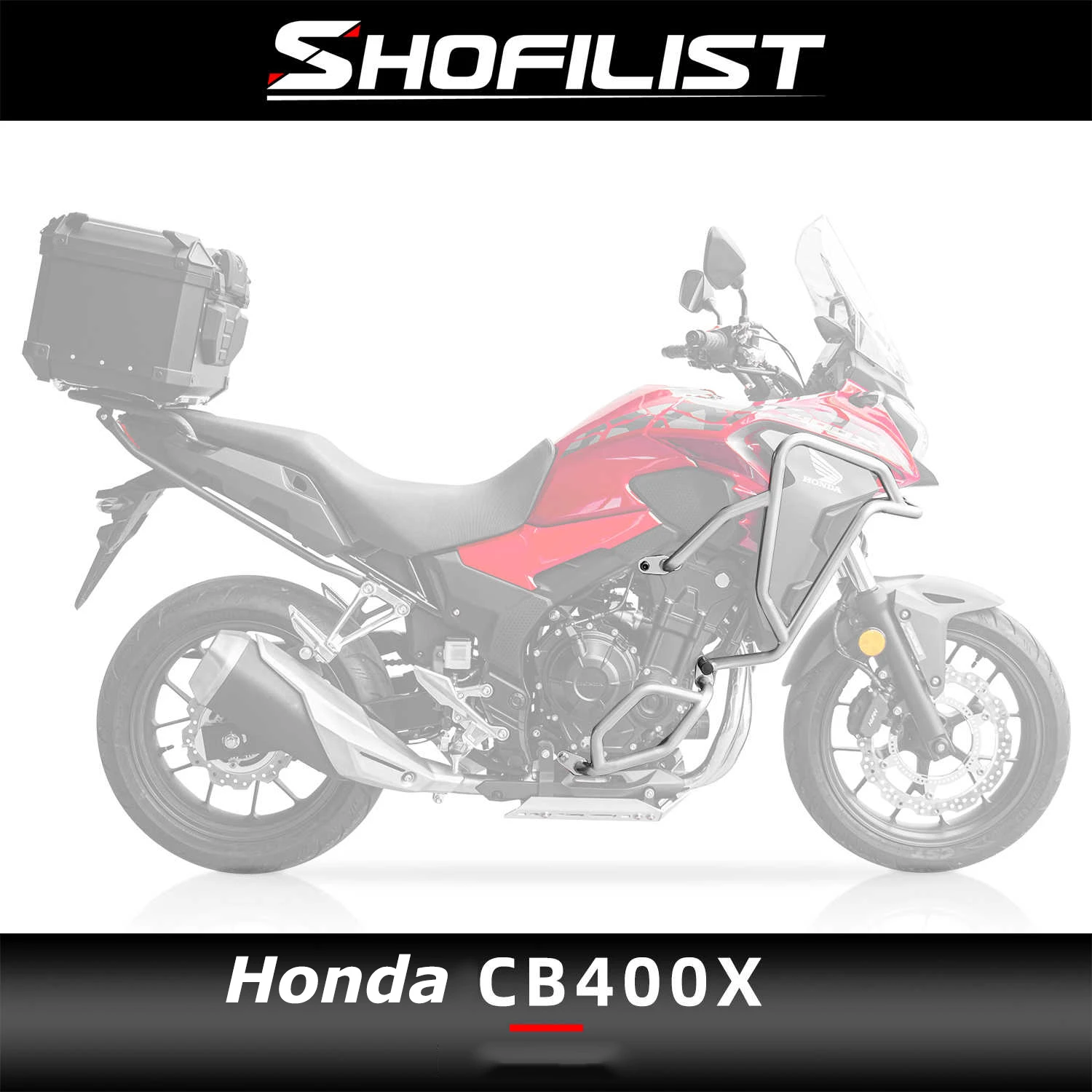 

Motorcycle Engine Guard Crash Bar Bumper Protection Frame Guards Motorcycle Parts for Honda CB500X CB400X