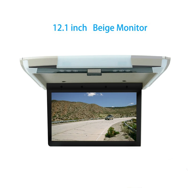 Lecteurs vidéo de voiture, écran LCD HD, haut-parleur HDMI, lien miroir, limitation d\'affichage de la télévision au plafond, moniteur de toit