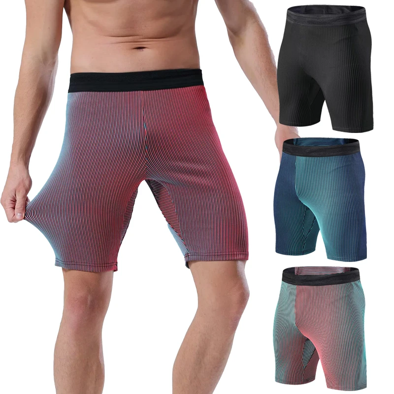 

2025 Compression Shorts Men Summer Sportswear Training Tights Gym Fitness Leggings Short Pants Sport Bottoms Running Shorts Men