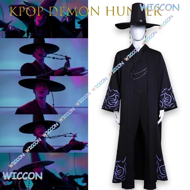 

Anime Game KP OPDemoHunter Jinu Abby Baby Mystery Romance Cosplay Costume Demon Boy Band Outfit Idol Stage Performance Halloween