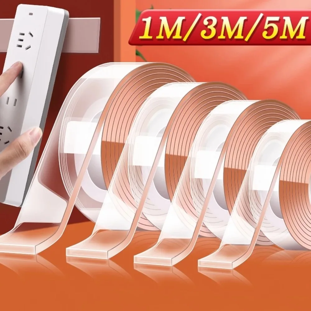 

Double Contact Nano Tape Powerful Extra Strong Sided Adhesive for Kitchen and Bathroom Waterproof and Cleanable Tool