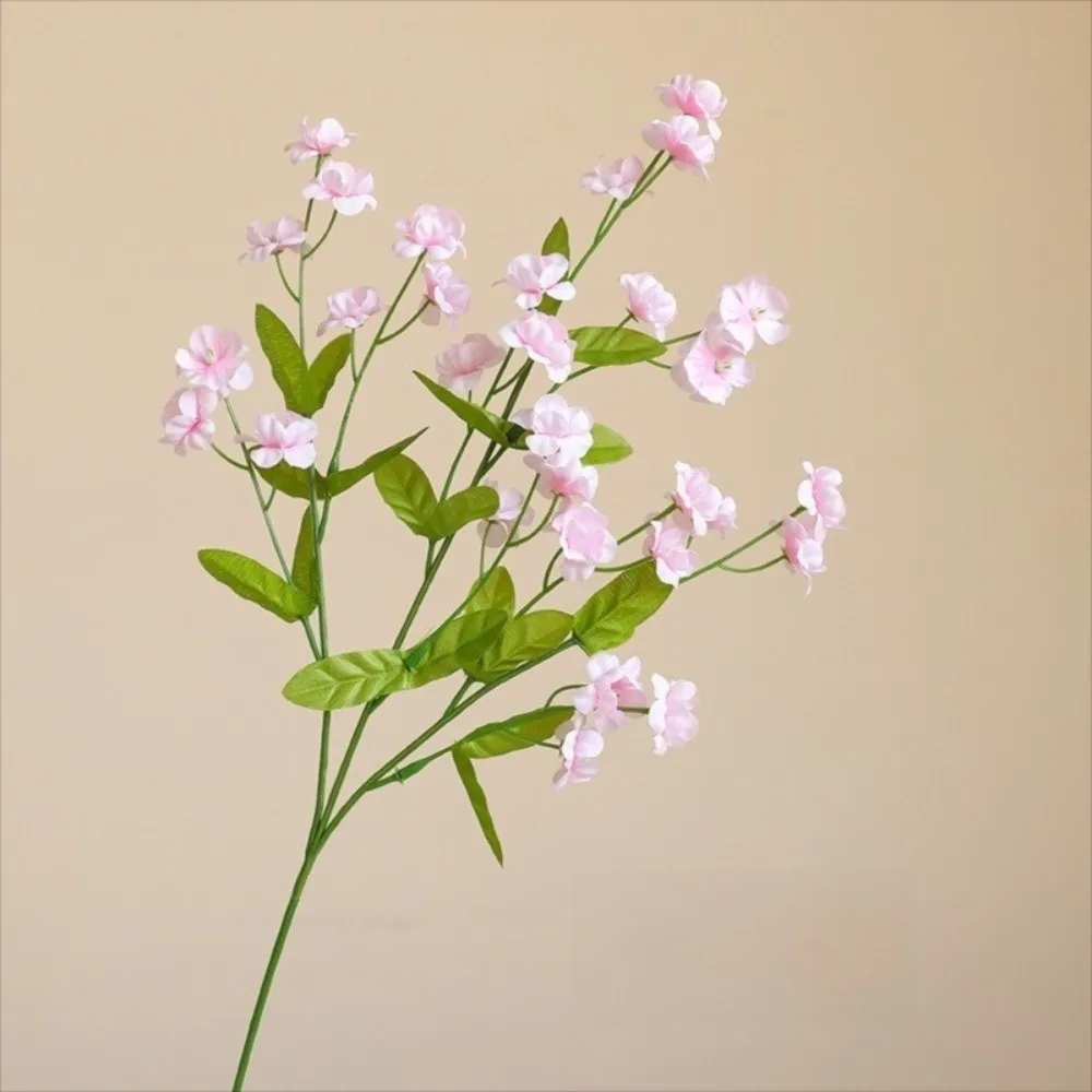 Real Touch Forget-Me-Not Artificial Forget-Me-Not Flowers Long Branch Silk Simulation Flowers 47cm DIY Floral Bouquets Home