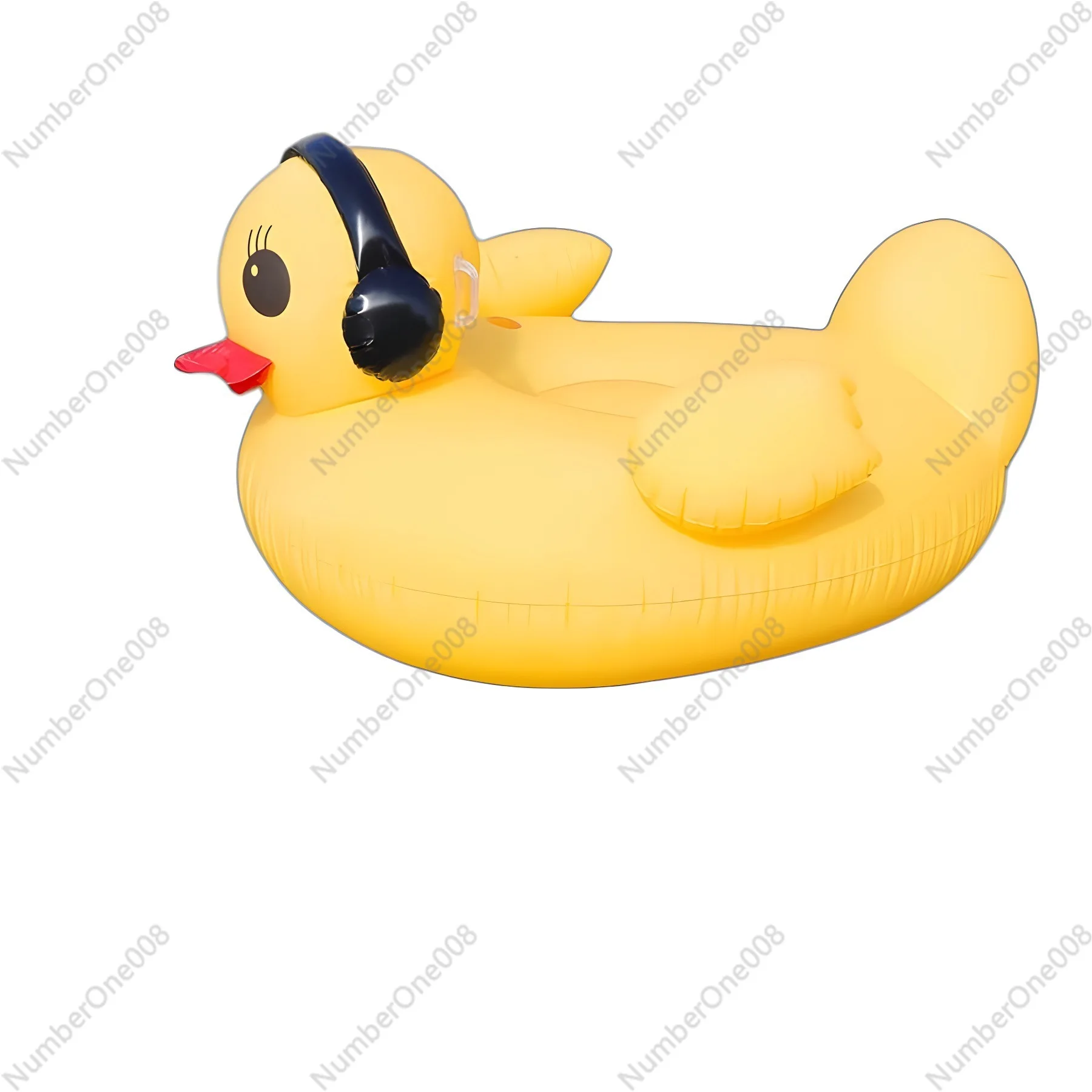 

Inflatable water big yellow duck, swimming pool solar light yellow duck mount LED light luminous floating row