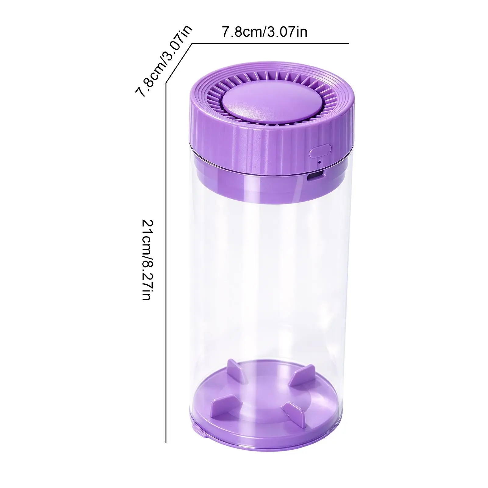 Shuttlecock Humidifier Portable Type-C Rechargeable Device Tube Caps Badminton Shuttlecock Tube For Sports Youth Teens Athletes 6