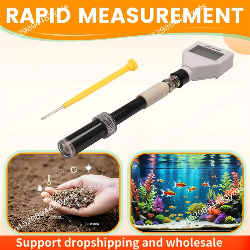 

AA86 PH-98211 Digital Multipurpose PH Meter Acidity Meter PH Tester Soil Meter Tester With White Backlight