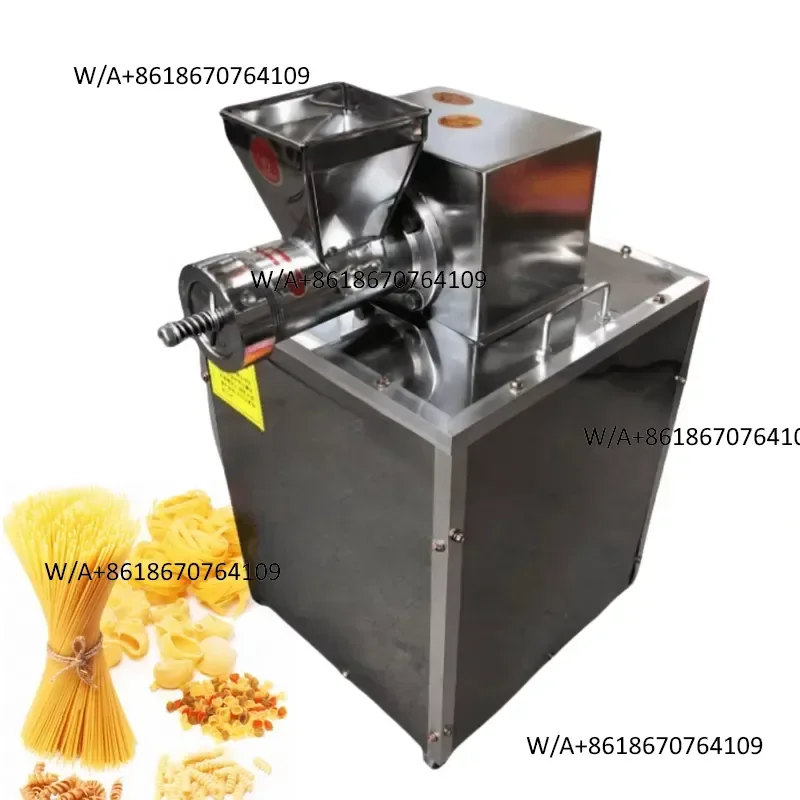 Commercial Single Screw Extruder Fusilli Macaroni Maker Automatic Pasta Line Pasta Maker