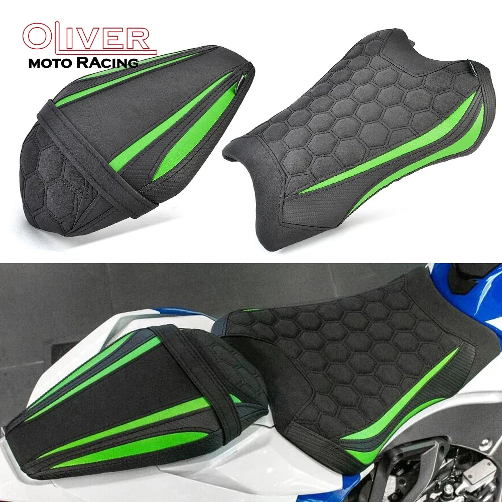 

2025 ZX10R ZX10RR Front Rear Solo Seat Cowl Cushion Pad Synthetic Leather for Kawasaki Ninja ZX-10R ZX-10RR ZX 10R 2021 - 2024