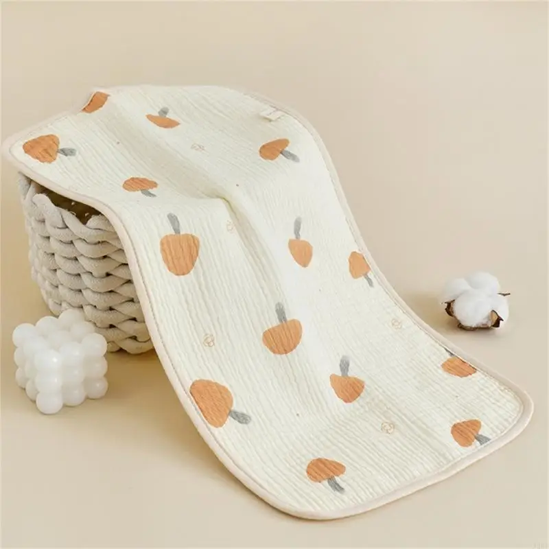 J2FF Baby Drooling Bib Breathable Wash Cloth Cotton Burp Cloth Infant Soft Face Towel