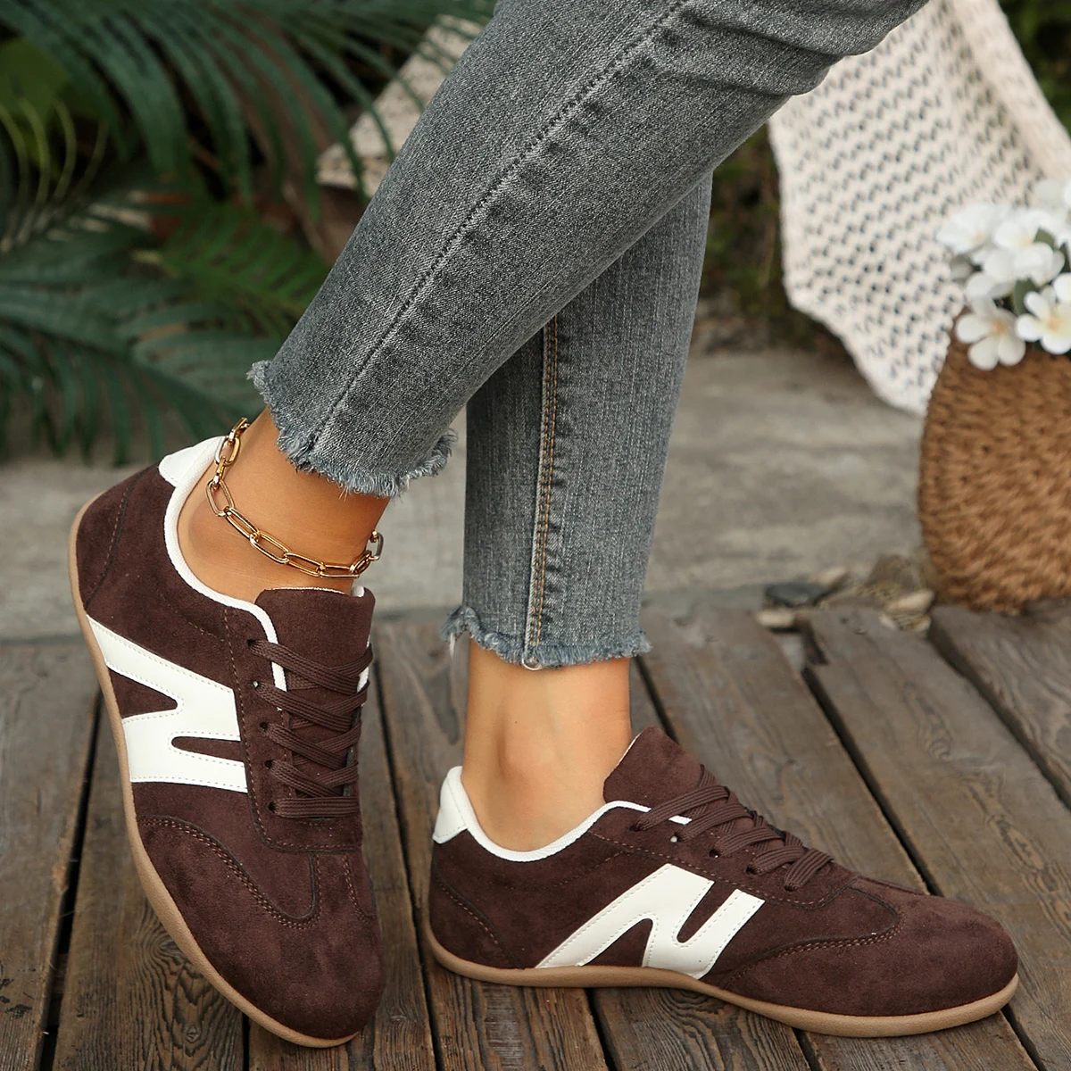 Women's Spring New Classic Solid Color Flat Shoes 2026 Everyday Office Shopping Slip-on Comfortable Vulcanized Shoes Sizes 36-43