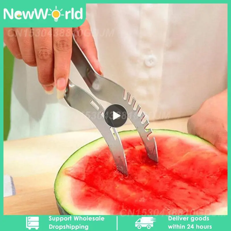 Fruit Salad Splitte Stainless Steel Cutting Watermelon Tools Kitchen Supplies Cutting Watermelon Block Slicer Watermelon