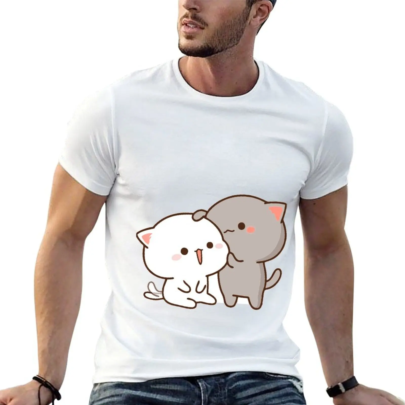 

Peach Goma Love T-Shirt cotton t shirt pack g man t shirts for men T-Shirt