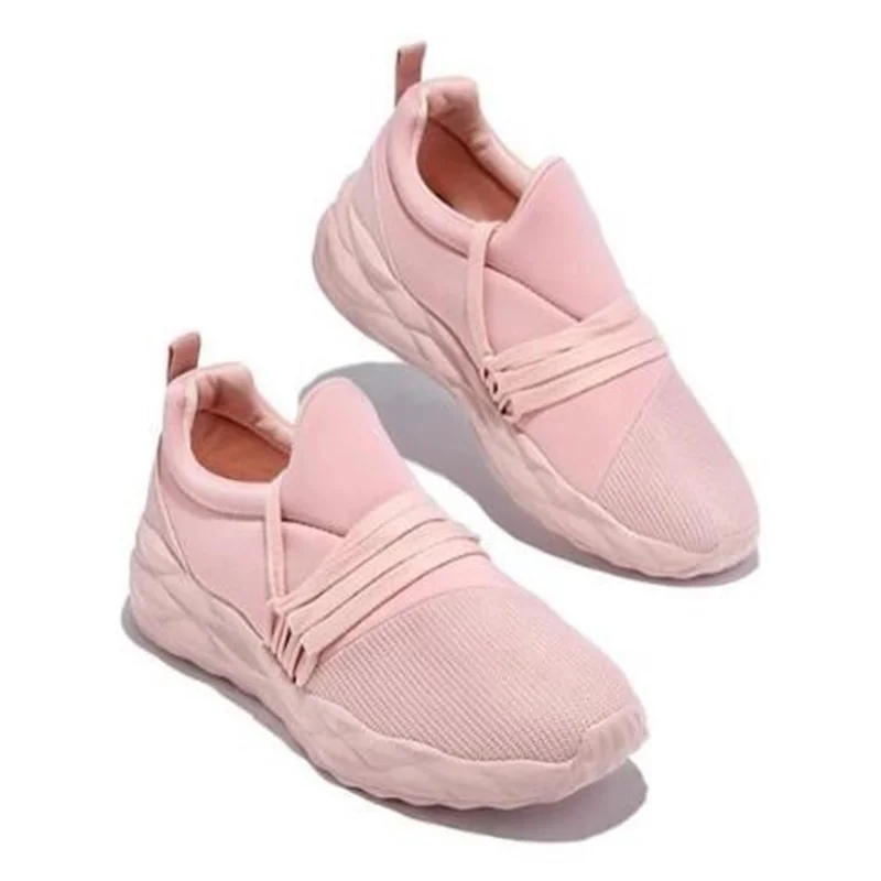 

2024 Women Summer Sneaker Lace Up Ladies Walking Running Shoes Round Toe Casual Breathable Non Slip Gym Sport Shoes for Female