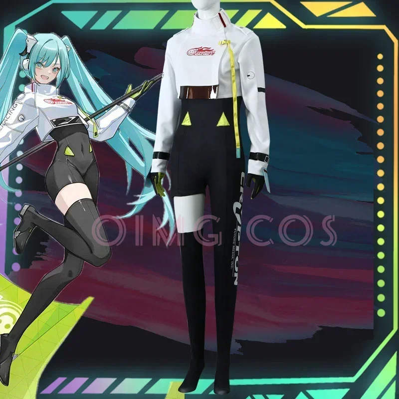 Mikuu 2022 Racing Miku Cosplay Costumes Anime Women Game