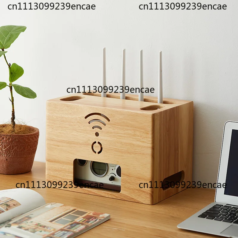 Suitable for wireless wifi router storage box top box rack