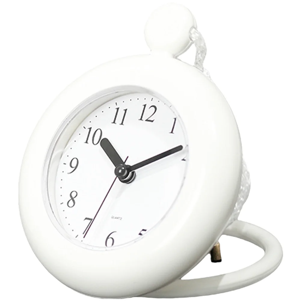 Silent Quartz Waterproof Wall Clock for High Humidity Environments For Bathroom Kitchen with Suction Cup and Hanging Hook