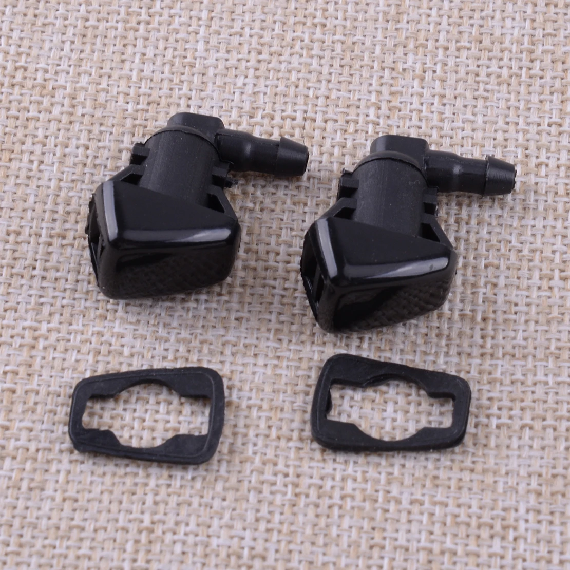 2pcs Windshield Wiper Washer Spray Nozzle 68260443AA 55372143-AB Fit for Jeep Grand Cherokee 2005-2014 2015 2016 2017 2018