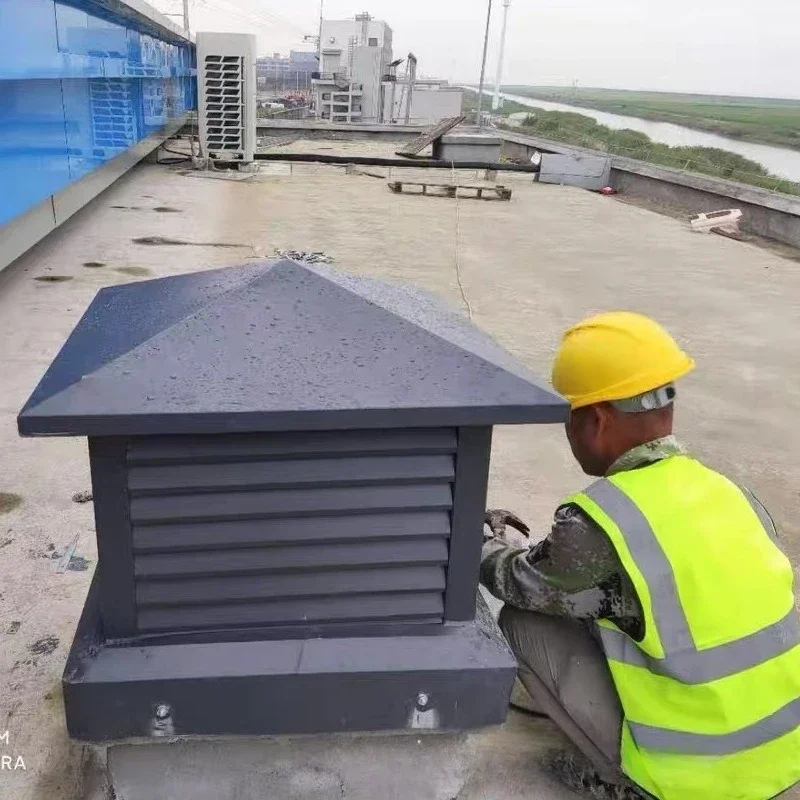 OGMThe Villa Uses Aluminum Composite Chimney Caps, Building Ventilation Caps, Louvered Chimney Caps, And Anti-backflow Chimney C