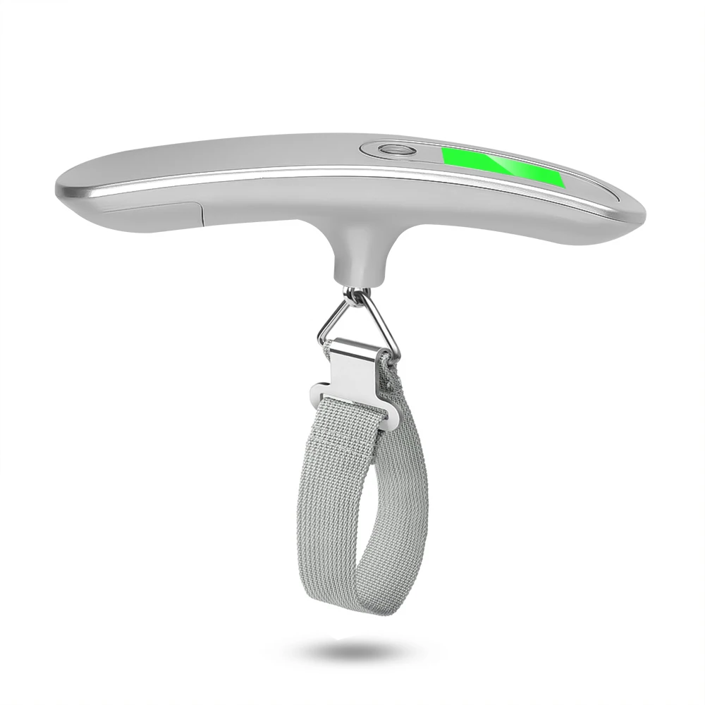 50kgX10g Bilancia Elettronica Pesi Bilancia Valigia elettronica Bilancia per bagagli Valigia da viaggio digitale Strumento di pesatura da pesca