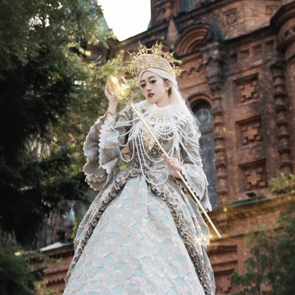 فستان المحكمة الأوروبي الرجعية تأثيري الدراما مرحلة الأداء زي حفلة تنكرية صور Vestidos Largos Elegantes Fiesta Mujer