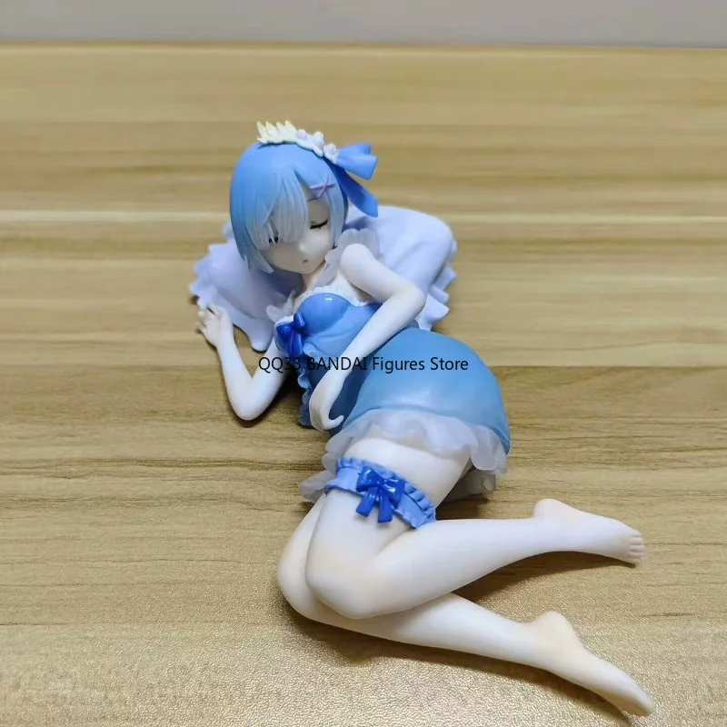 BANDAI Ichiban Kuji Anime Figura Emilia Rem&Ram Pijama Ver. Re: Zero Começando a Vida em Outro Mundo Modelo de Figura de Ação