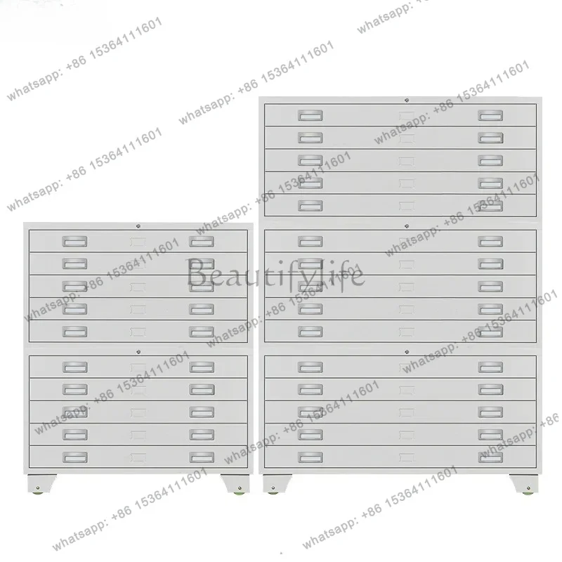FG  File Cabinet Engineering Document Drawings No. 0 No. 1 Drawer Cabinet Base Map Film Drawing Storage Cabinet