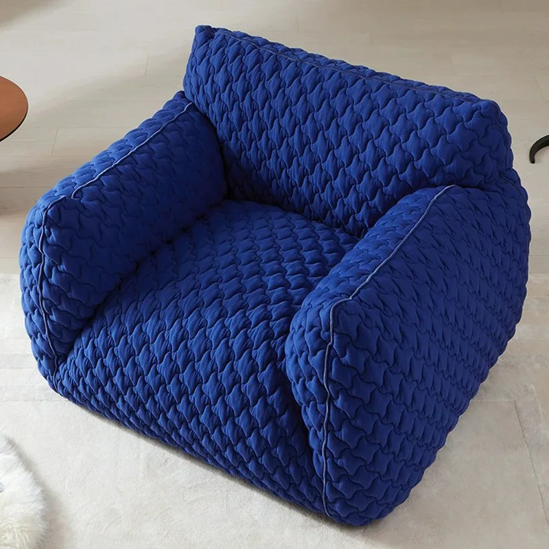 

Klein blue fat Internet celebrity sofa ins wind living room bedroom minimalist lazy sofa designer