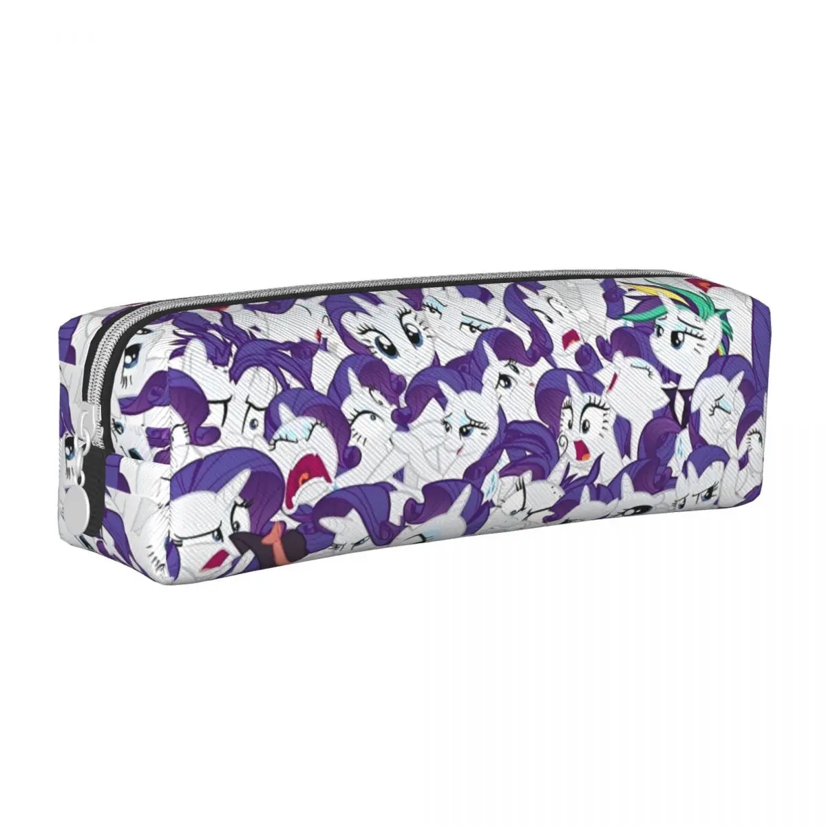 Fun Rarity Mess Pencil Case Ponies Friendship is Magic Pencil Pouch Pen Kids Big Capacity Bag Office Gift Stationery
