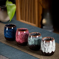 Kiln Master Cup Ceramic Household Kung Fu Tea Cup Personal Single Cup Tianmu Built Dou Li Tea Tea Bowl