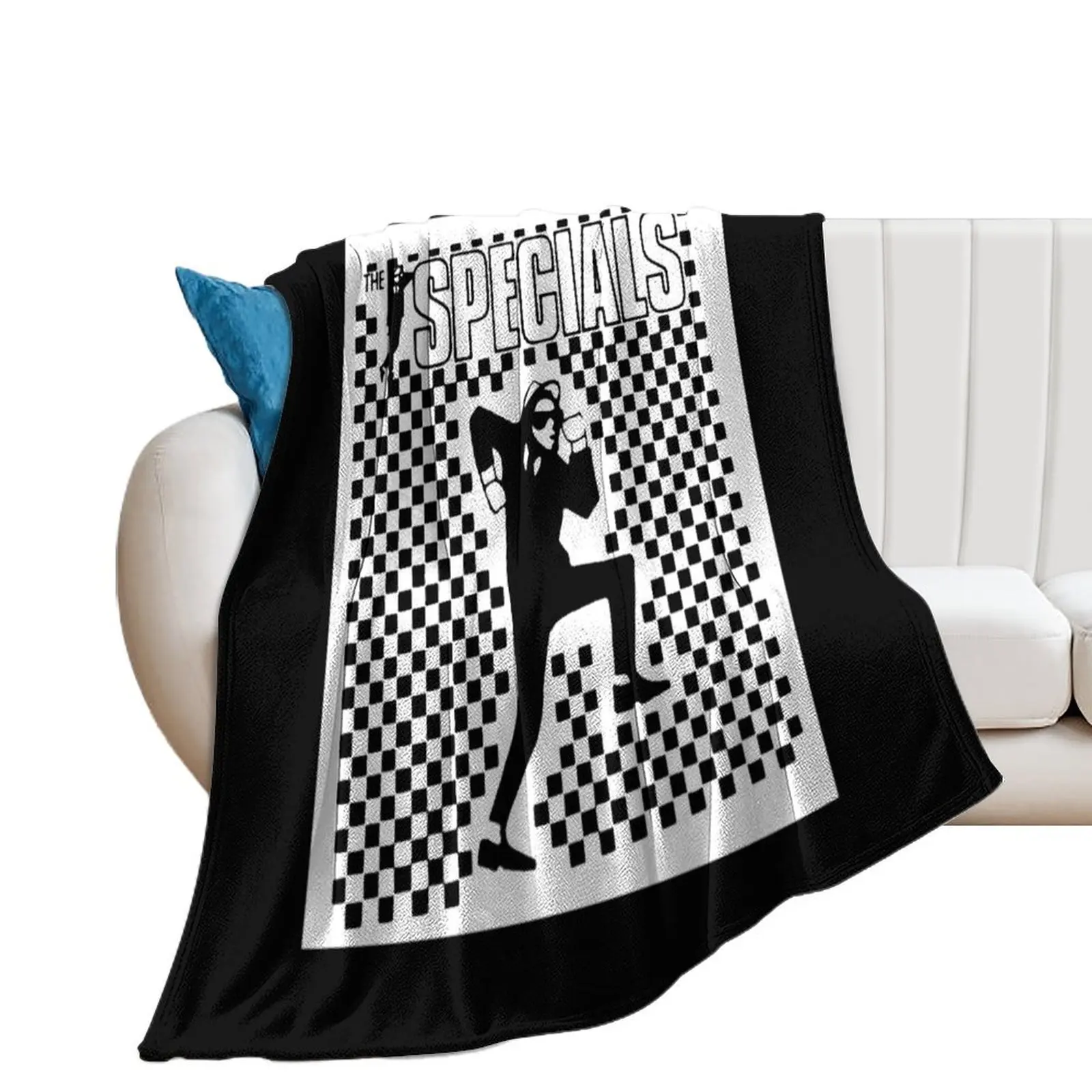 

the specials ska Throw Blanket Custom Plaid on the sofa Blankets