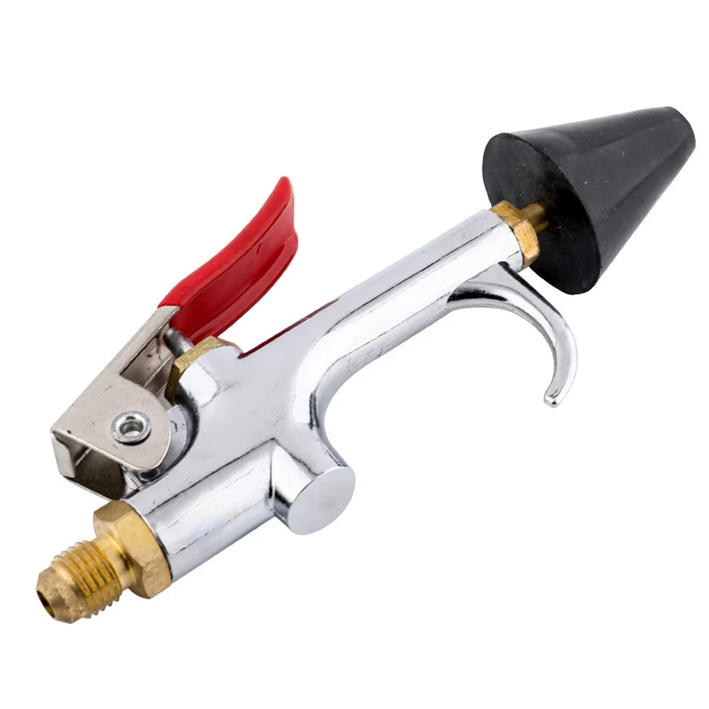 Alloy Nozzle Head for Car Climate Control Pipe Cleaning with Removable Conical Tip and 1/4 Inch Standard Thread