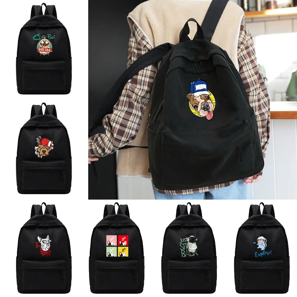 

Unisex Shoulder Backpack Casual Hiking Backpack Outdoor Sport School Bag Dog Series Print Large Capacity Travel Laptop Rucksack