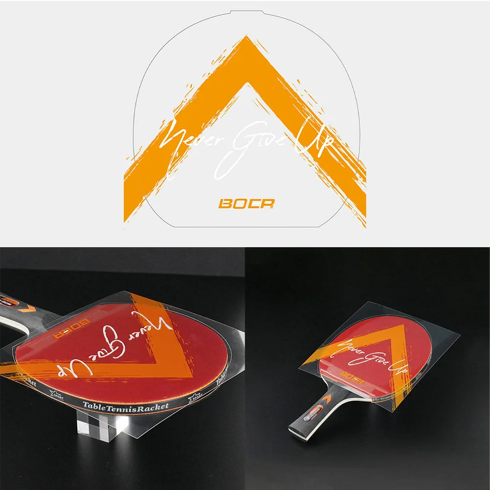 2 Pcs Self-Sticky Table Tennis Rubber Protective Film Transparent Maintenance Cover Table Tennis Racket Rubber Protection Film