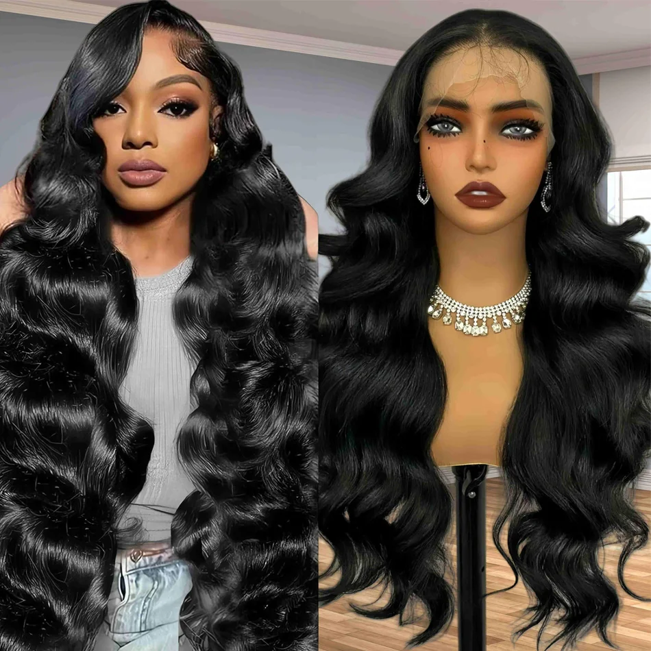 13X4 13X6 Hd Lace Frontal Wig 250 Density Body Wave Human Hair Wigs 100% Human Hair For Women Pre Plucked Brazilian Wigs 40 Inch